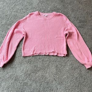 SMALL abound pink sweater!